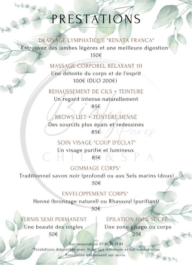 Bioty Chill & Spa Le Blanc-Mesnil Zewnętrze zdjęcie