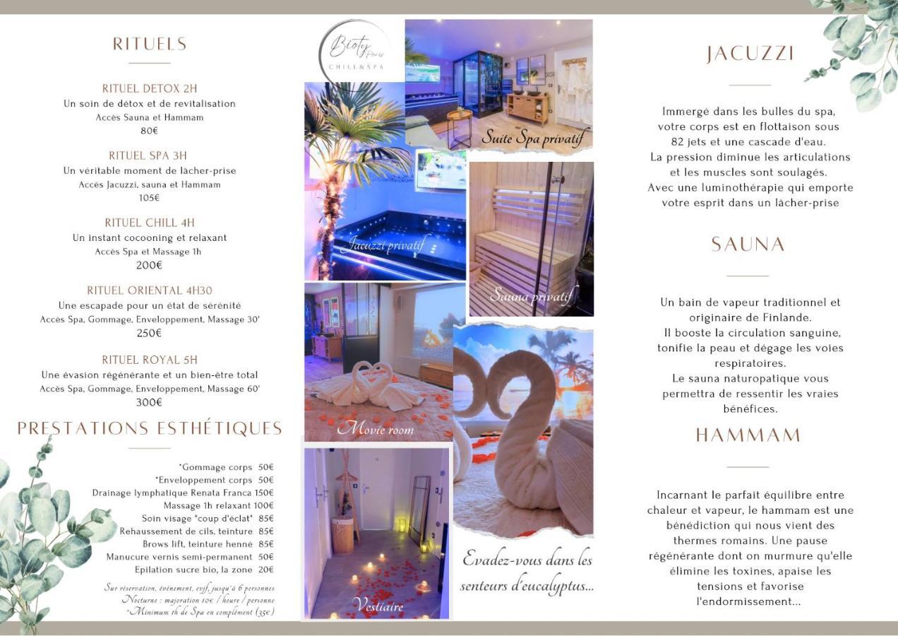 Bioty Chill & Spa Le Blanc-Mesnil Zewnętrze zdjęcie